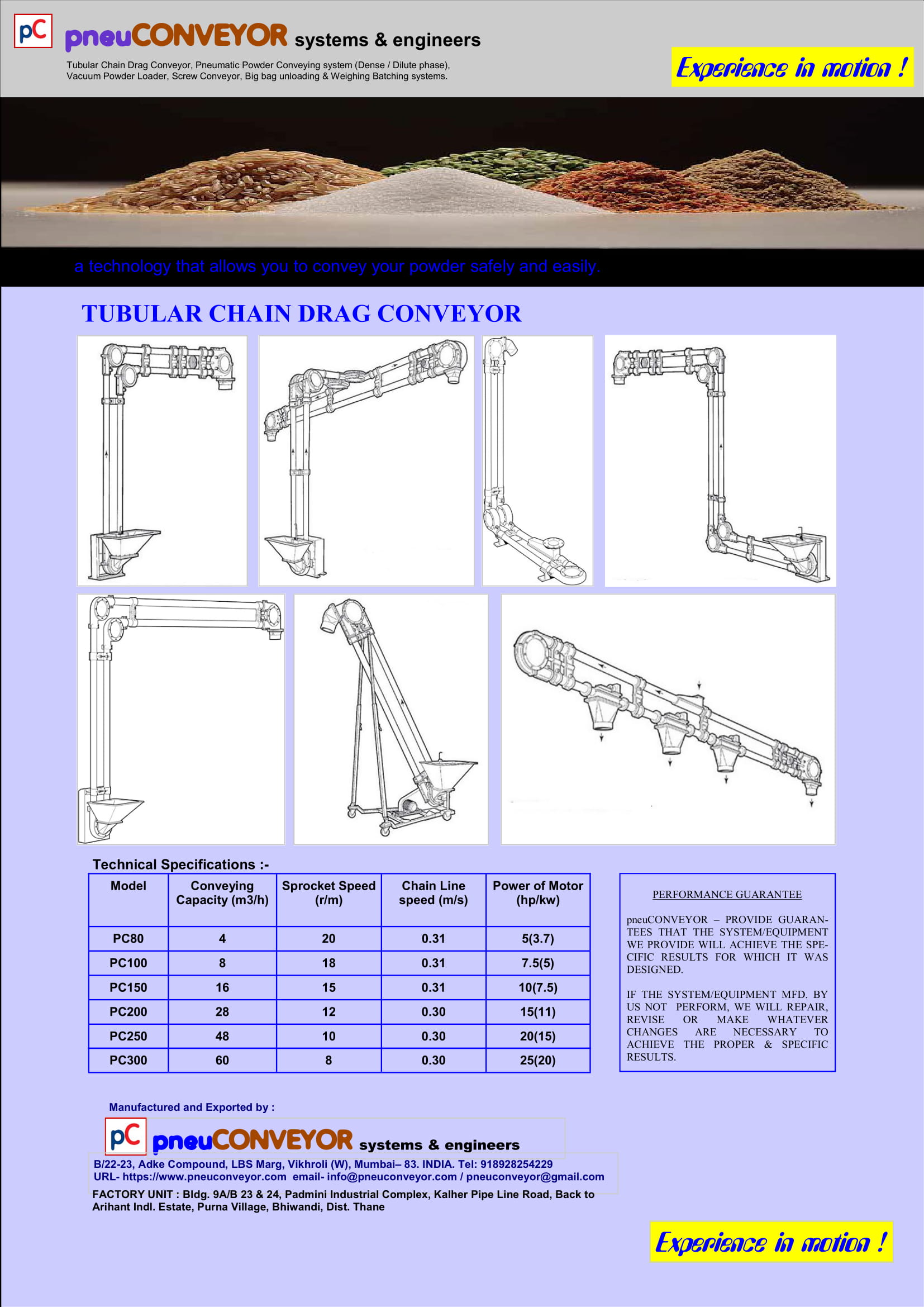 IS WORTH TO BUY TUBULAR CHAIN DRAG CONVEYOR? - Pneuconveyor systems ...