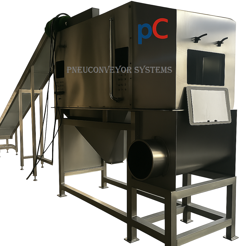 Semi auto Bag emptying station